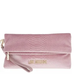 Love Moschino Borsa Velluto St.AnacondaRosa Crossbody Bag