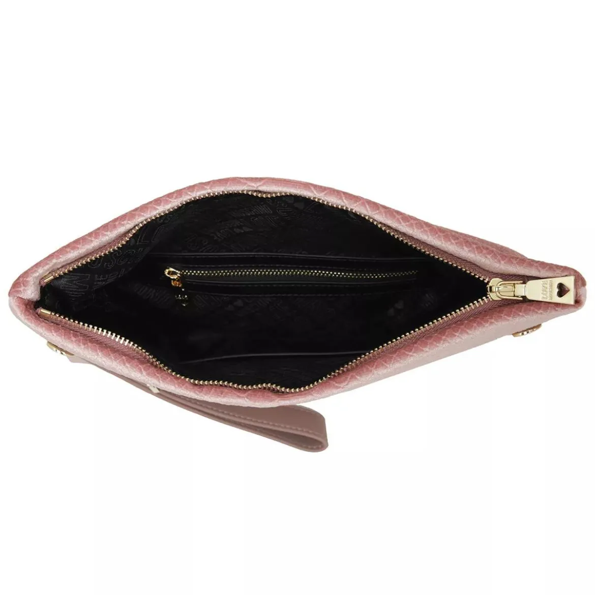 Love Moschino Borsa Velluto St.AnacondaRosa Crossbody Bag