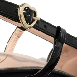 Love Moschino Rubber Logo Scarpa Donna Nero Pumps