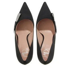 Love Moschino Shiny Flat Bow Scarpa Donna Nero Pumps