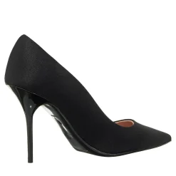 Love Moschino Shiny Flat Bow Scarpa Donna Nero Pumps