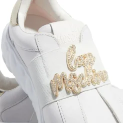 Love Moschino Sneakers Donna Bianco+Platino Low-Top-Sneaker