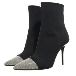 Love Moschino Sparkling Toe Scarponcino Donna Nero Stiefeletten