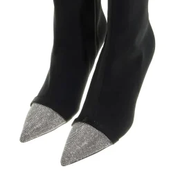 Love Moschino Sparkling Toe Scarponcino Donna Nero Stiefeletten