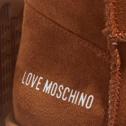Love Moschino St.Ttod.Winter30 Velour Pu Cuoio Stiefel