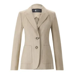 Luisa Cerano Blazer aus Leinen-Mix braun Blazer