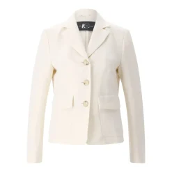 Luisa Cerano Blazer aus Leinenmix weiß Blazer
