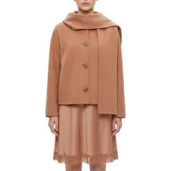 Luisa Cerano Doubleface-Jacke mit Schal brick Blazer