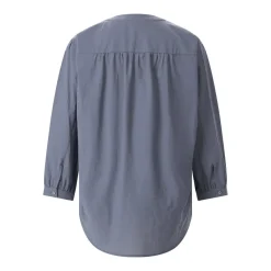 Luisa Cerano Hemdbluse aus Baumwolle blau Bluse