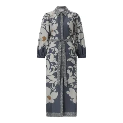 Luisa Cerano Kleid the ethnic flower navy Maxikleid