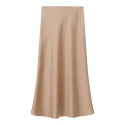 Luisa Cerano Maxirock aus Satin orange Maxirock
