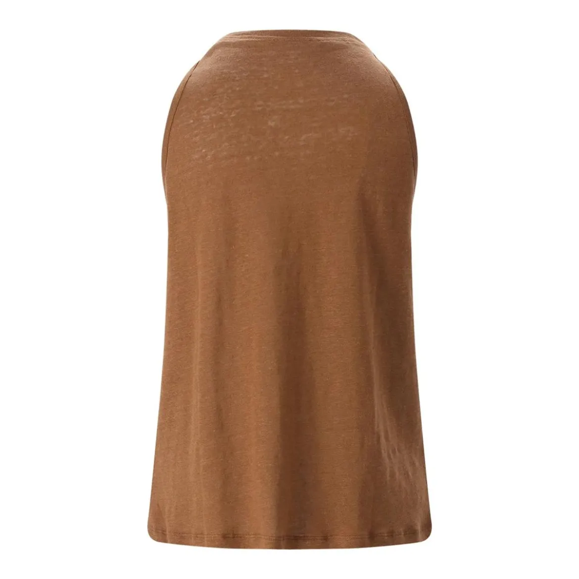 Luisa Cerano Neckholder Top aus Leinen braun Top