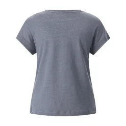 Luisa Cerano T-Shirt aus Leinen blau T-Shirt
