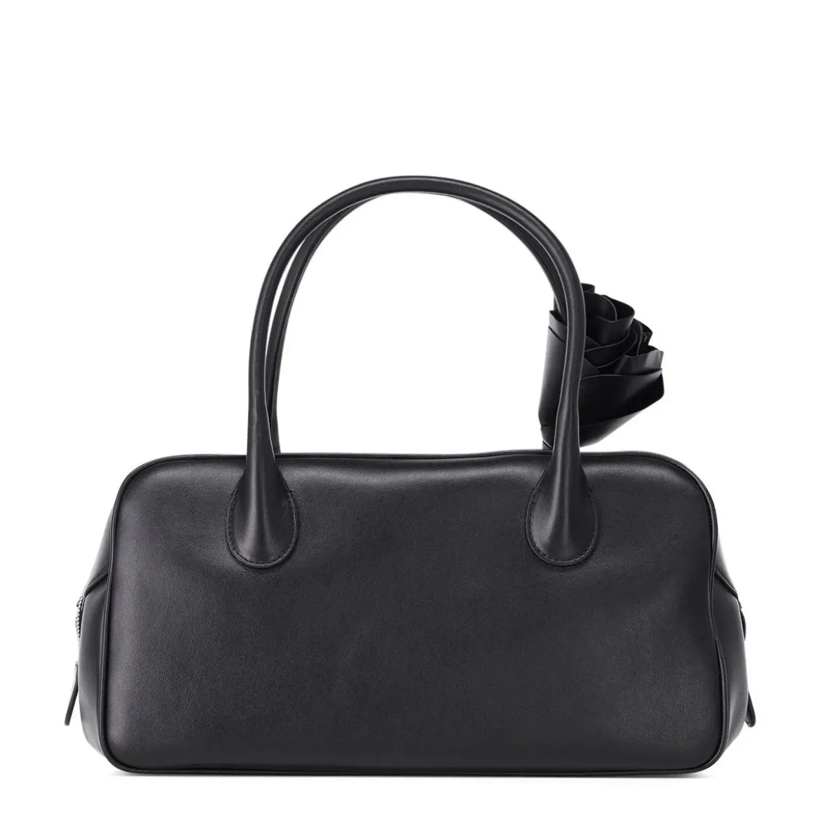 Magda Butrym Handtasche aus Leder schwarz Bowling Bag