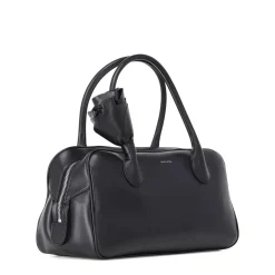 Magda Butrym Handtasche aus Leder schwarz Bowling Bag