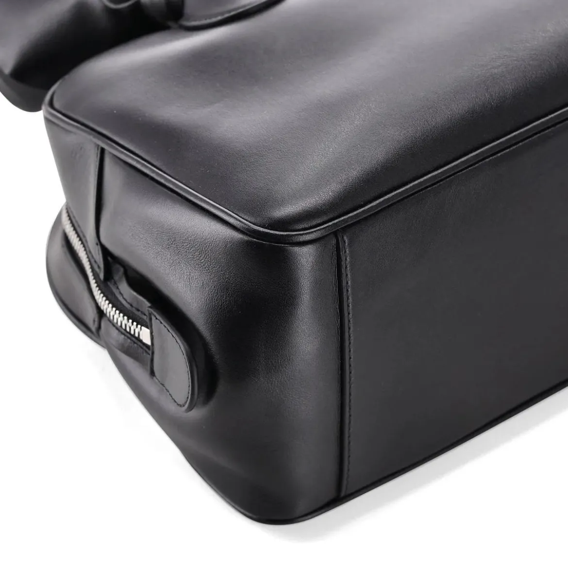 Magda Butrym Handtasche aus Leder schwarz Bowling Bag
