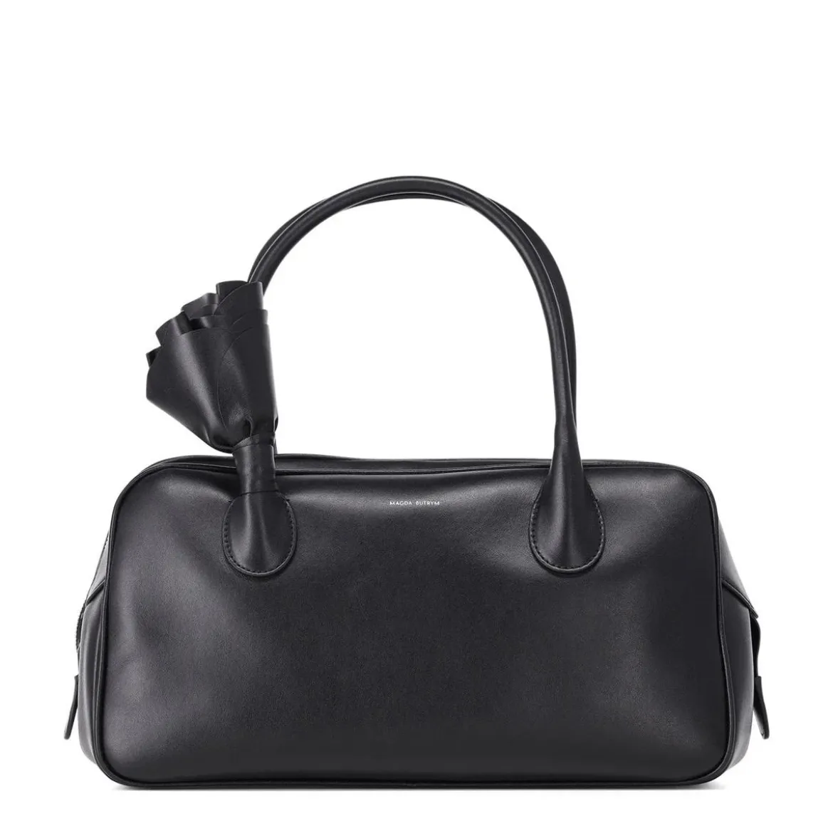 Magda Butrym Handtasche aus Leder schwarz Bowling Bag