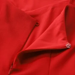 Magda Butrym Midikleid aus Woll-Mix rot Minikleid