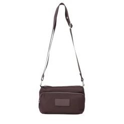Maison Margiela Umhängetasche mit Logo Lila Crossbody Bag