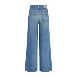 Marc Aurel Authentischer Blue Denim und ein weit geschnittene blau Wide Leg Jeans