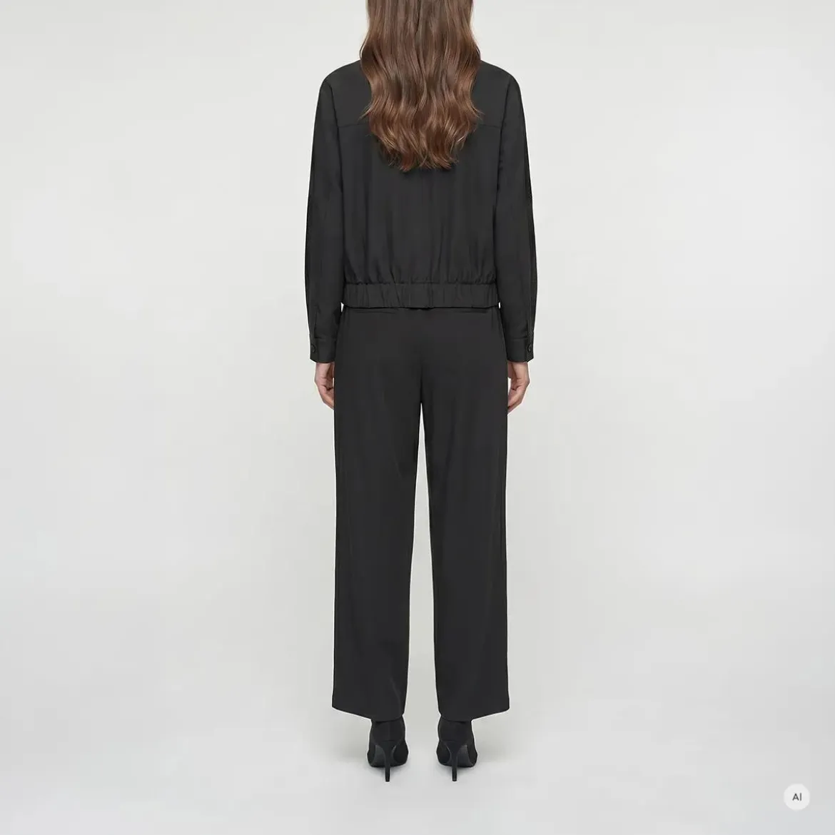 Marc Aurel Diese Hose überzeugt mit einer eleganten Silhouett schwarz Hose