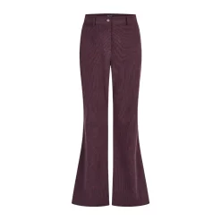 Marc Aurel Diese Hose im Flared Style überzeugt mit einer mod lila Cordhose