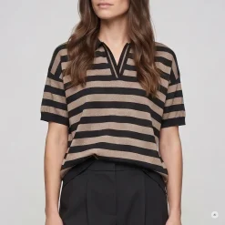 Marc Aurel Dieses Polo-Shirt überzeugt mit einer hochwertigen schwarz Poloshirt
