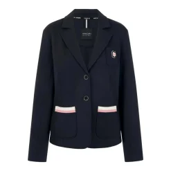 Marc Cain Blazer aus Baumwoll-Mix schwarz Blazer