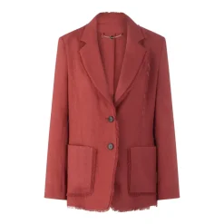 Marc Cain Blazer aus Leinen rot Blazer