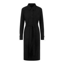 Marc Cain Blusenkleid in Midi-Länge schwarz Minikleid