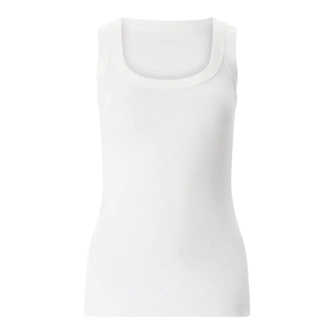 Marc Cain Geripptes Top weiß Top
