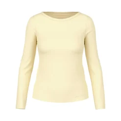 Marc Cain Langarmshirt aus Baumwoll-Mix beige Top