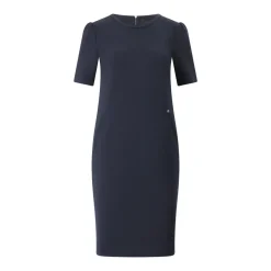 Marc Cain Minikleid aus Jersey Dunkelblau Minikleid