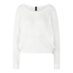 Marc Cain Pullover aus Materialmix weiß Top