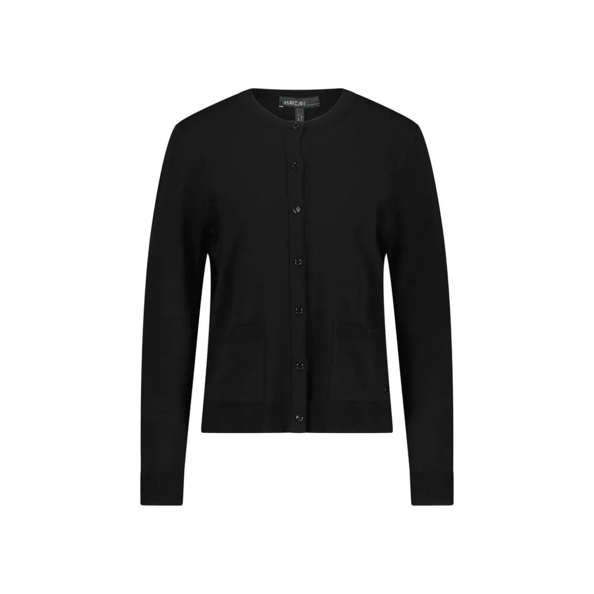 Marc Cain Strickjacke aus Viskose-Mix Schwarz