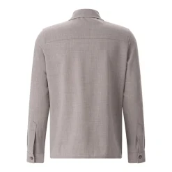 Marco Pescarolo Jacke Avi aus Leinen grau Hemdjacke