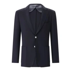 Marco Pescarolo Sakko Ares aus Schurwolle blau Anzugjacke