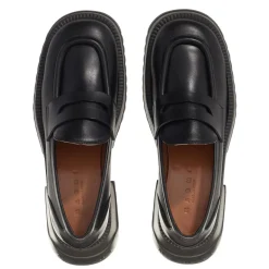 Marni Moccasin Shoe Black Loafer
