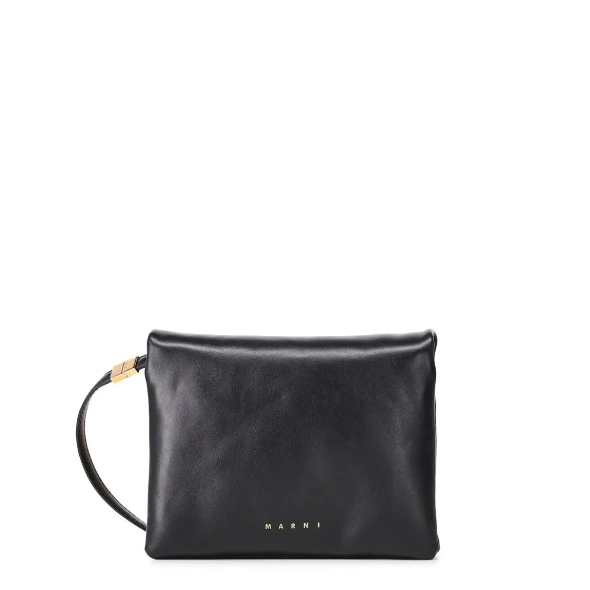 Marni Schultertasche aus Leder schwarz Schultertasche