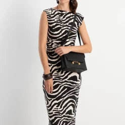 Marni Shoulder Bag Medium Black Crossbody Bag