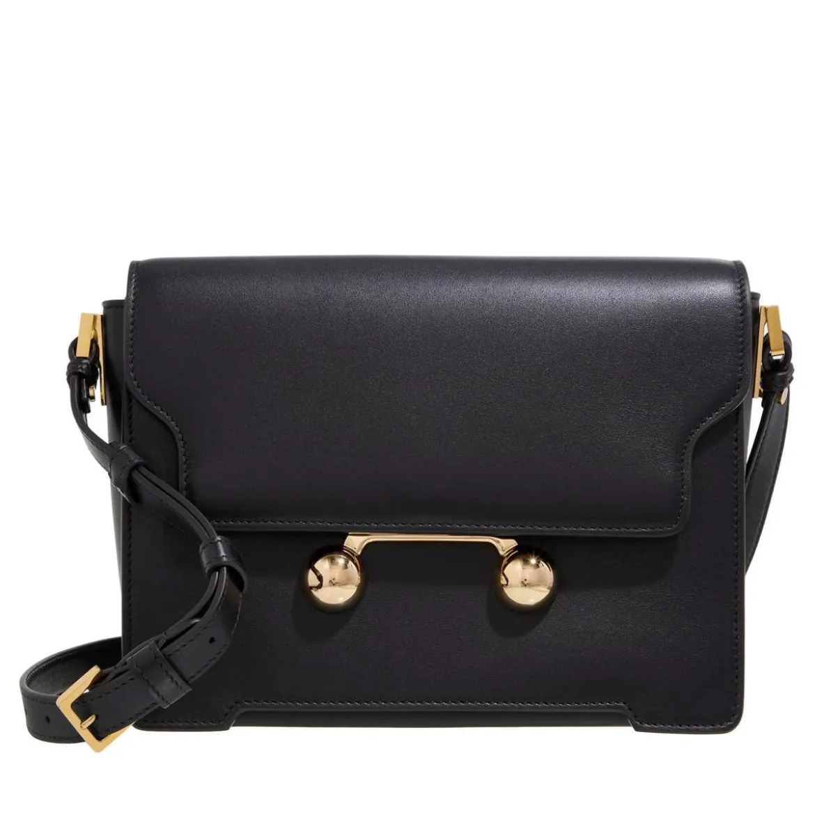 Marni Shoulder Bag Medium Black Crossbody Bag