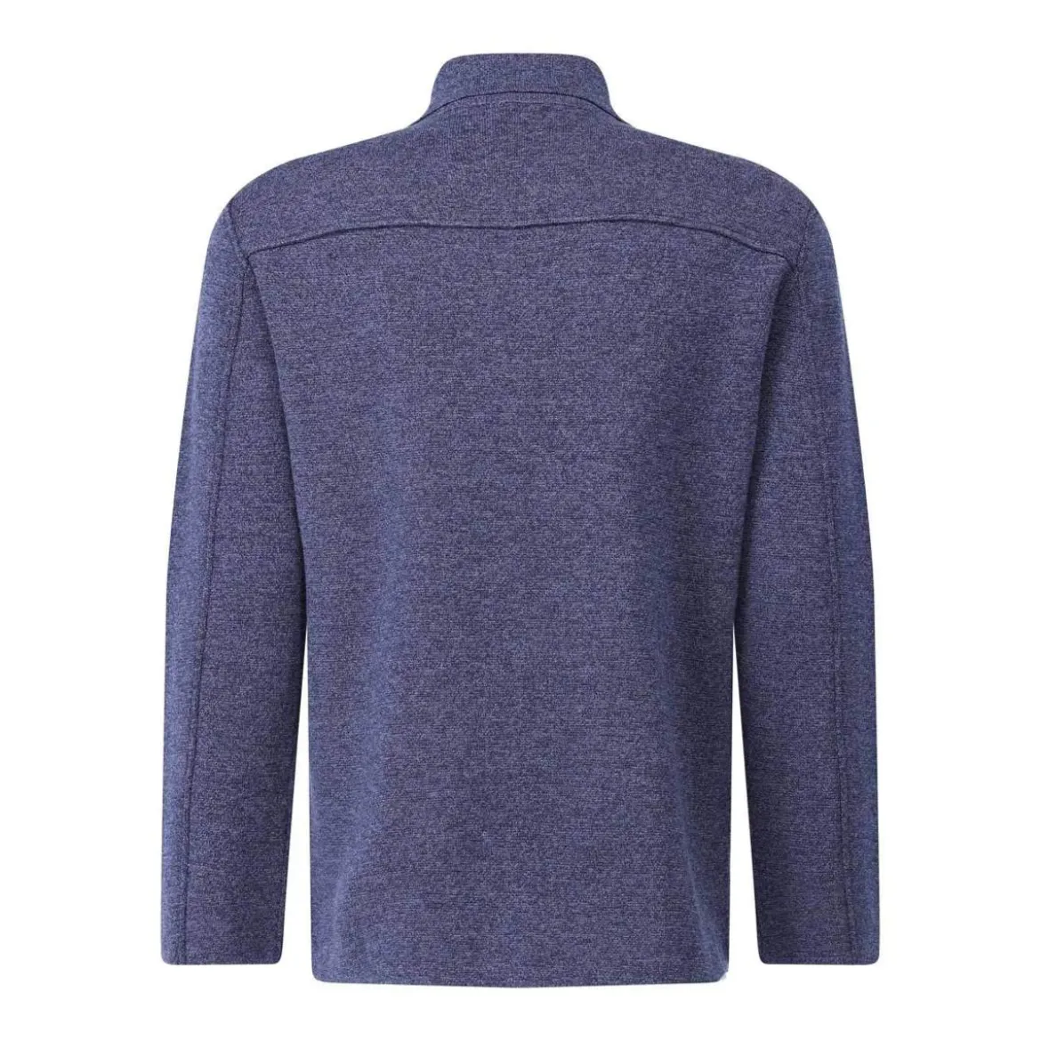 Maurizio Baldassari Overshirt aus Wolle blau Hemd