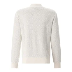 Maurizio Baldassari Troyer aus Woll-Seiden-Mix beige Pullover
