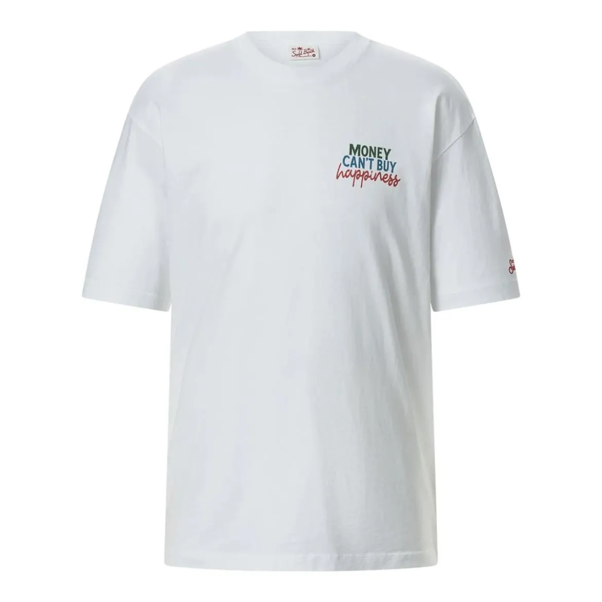 Mc2 Saint Barth T-Shirt mit Print weiß T-Shirt