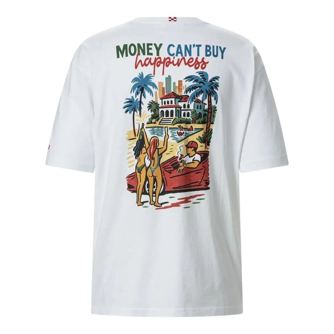 Mc2 Saint Barth T-Shirt mit Print weiß T-Shirt