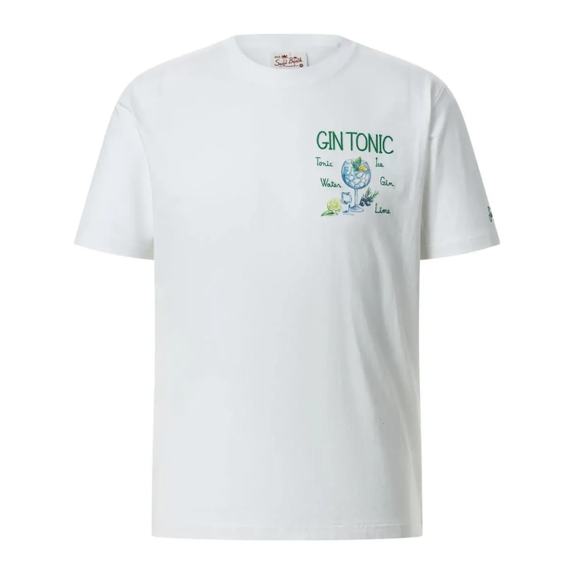 Mc2 Saint Barth T-Shirt mit Print weiß T-Shirt
