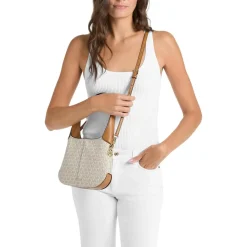 MICHAEL Michael Kors Alice Sm Tz Shldr Vanilla/Acrn Schultertasche