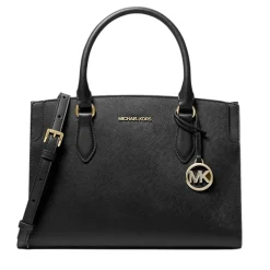 MICHAEL Michael Kors Becca Md Satchel Black Satchel