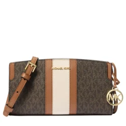 MICHAEL Michael Kors Becca Sm Ew Xbody Brn/Acorn Crossbody Bag