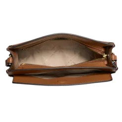 MICHAEL Michael Kors Becca Sm Ew Xbody Brn/Acorn Crossbody Bag